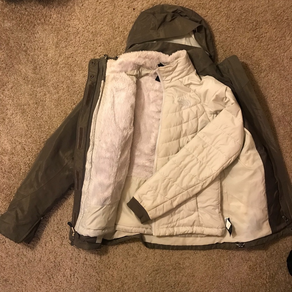 The North Face Brown winter jacket